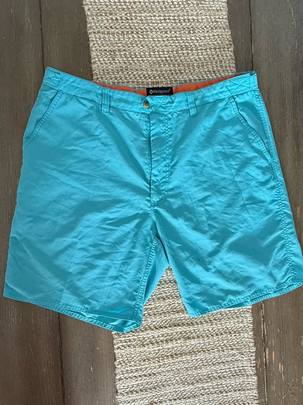 Weekenders Aqua Turquoise Bermuda Shorts